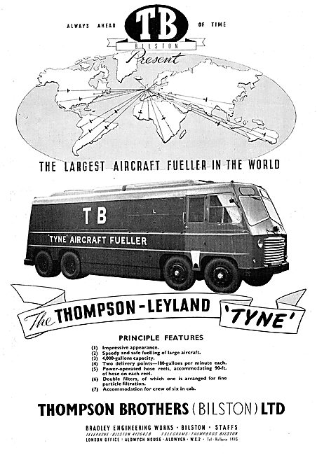 Thompson Brothers - Thompson-Leyland Tyne Aircraft Refueller 1949