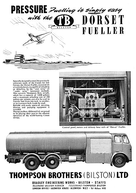 Thompson Brothers Dorset Aircraft Fueller                        