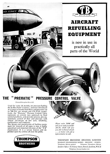 Thompson Brothers Aircraft Refuelling Equipment                  