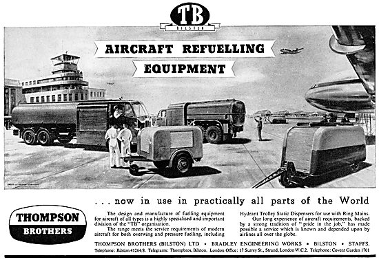 Thompson Brothers Aircraft Refuelling Equipment                  