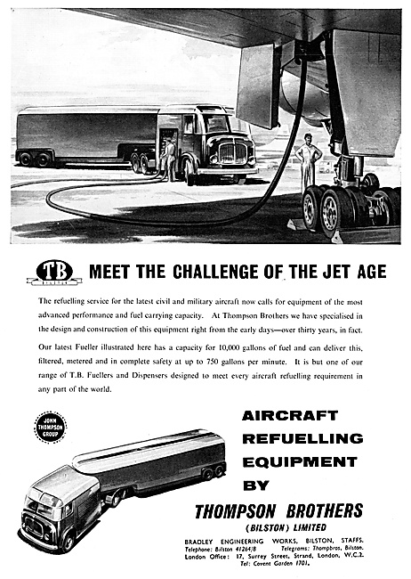 Thompson Brothers Aircraft Refuellers 1959                       