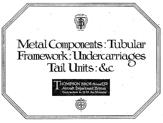 Thompson Brothers - Metal Aircraft Components                    