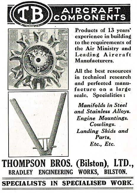 Thompson Brothers Aircraft Components                            