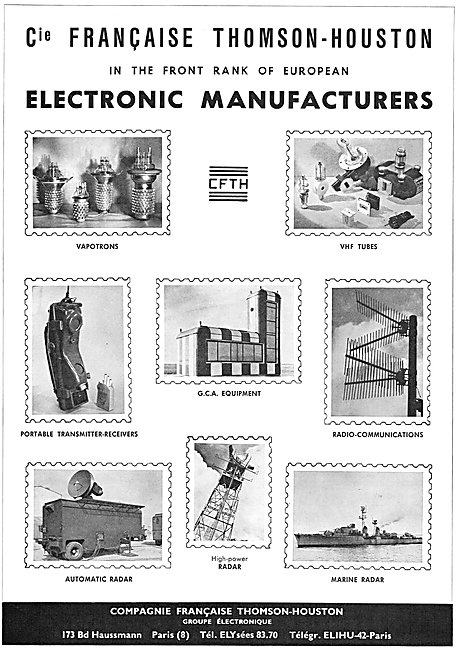 Thomson-Houston Aerospace Electronics 1954                       