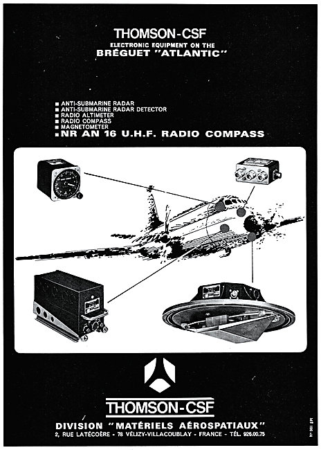 Thomson-CSF NR AN 16 UHF Radio Compass                           
