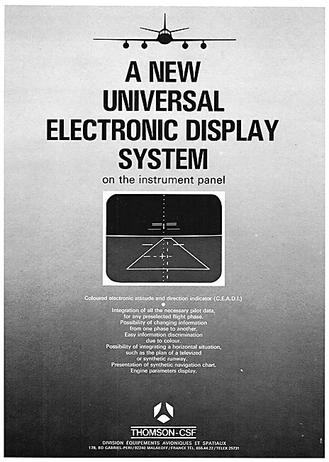 Thomson-CSF Avionics, Electronics, ATC & Defence Systems         