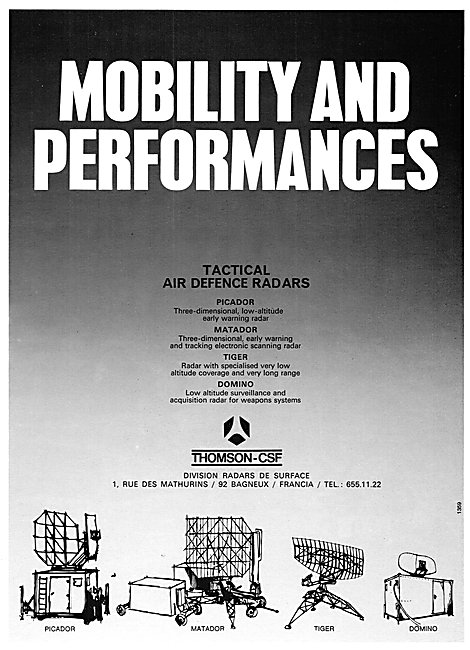 Thomson-CSF Avionics, Electronics, ATC & Defence Systems         