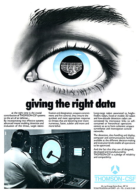 Thomson-CSF Surveillance Radars                                  