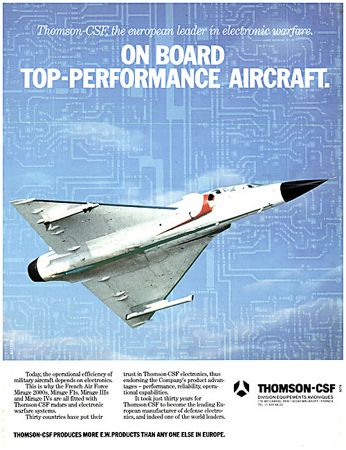 Thomson-CSF Radar & ECM Systems                                  