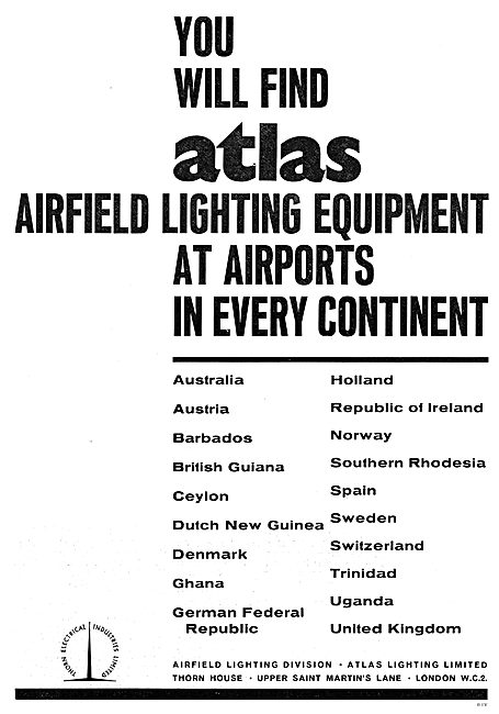 Thorn Electrical . Atlas Airfield Lighting Installations         