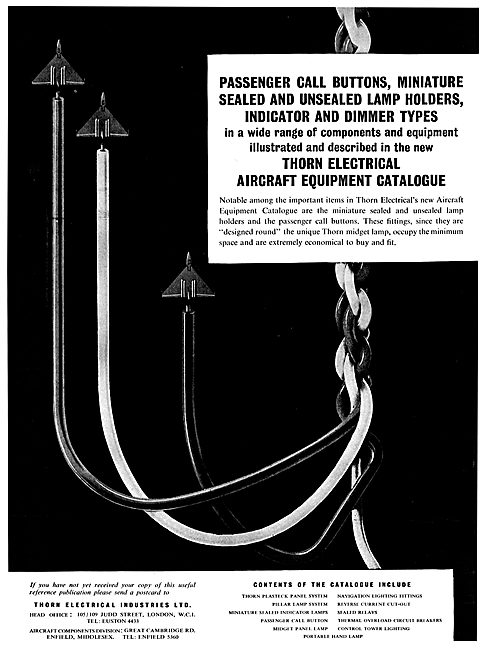 Thorn Electrical Components & Cabin Services Equipment           