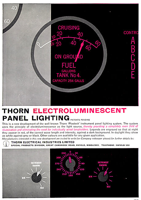 Thorn Electrical Components : Electroluminescent Panel Lighting  