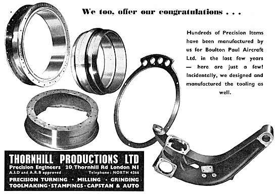 Thornhill Productions Ltd: Precision Engineers                   