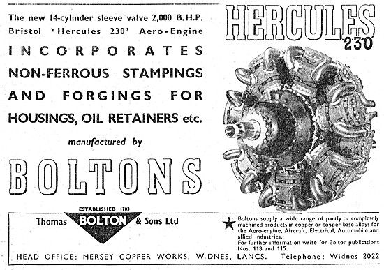 Thomas Bolton Non-Ferrous Stampings & Forgings                   