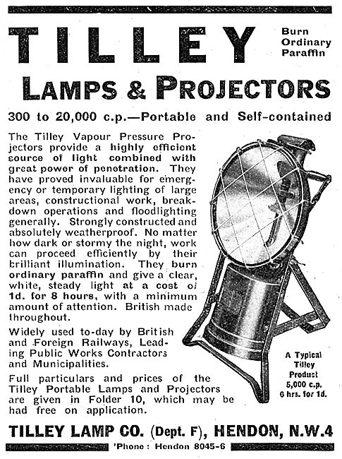 Tilley Lamps & Projectors                                        