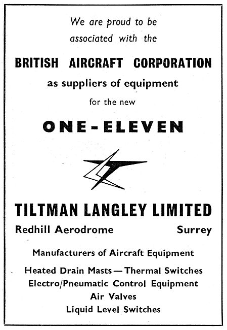 Tiltman Langley  : Manufacturers Of Aircraft Components          