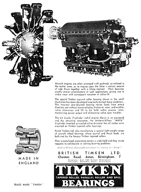 British Timken Bearings                                          