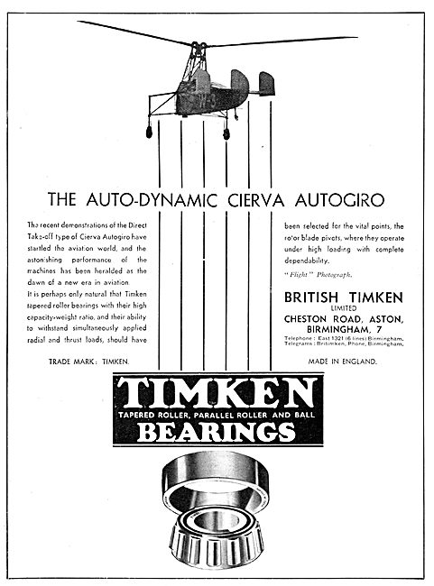 British Timken Bearings                                          