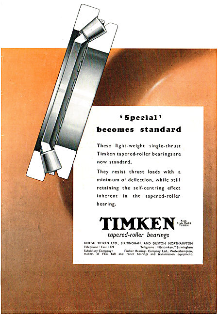 Timken Tapered Roller Bearings. Where Special Becomes Standard.  