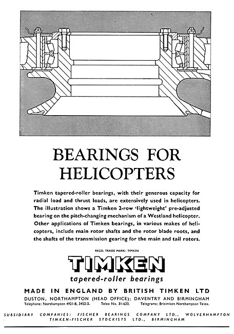 Timken Bearings                                                  