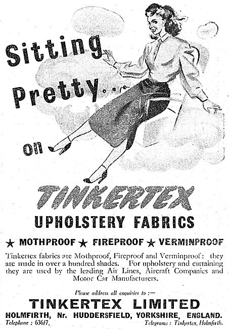 Tinkertex Aircraft Upholstery Fabrics                            