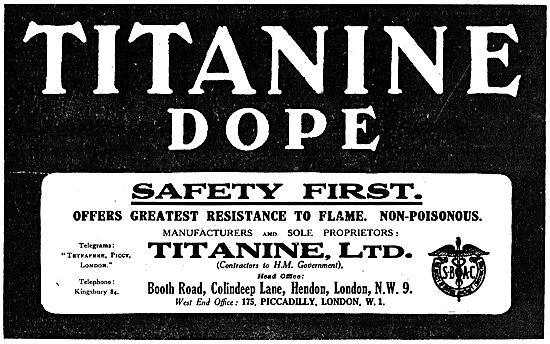 Titanine Flame Resistant Dope For Aircraft                       