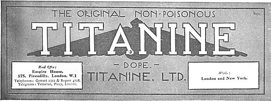 Titanine Dope For Aircraft                                       