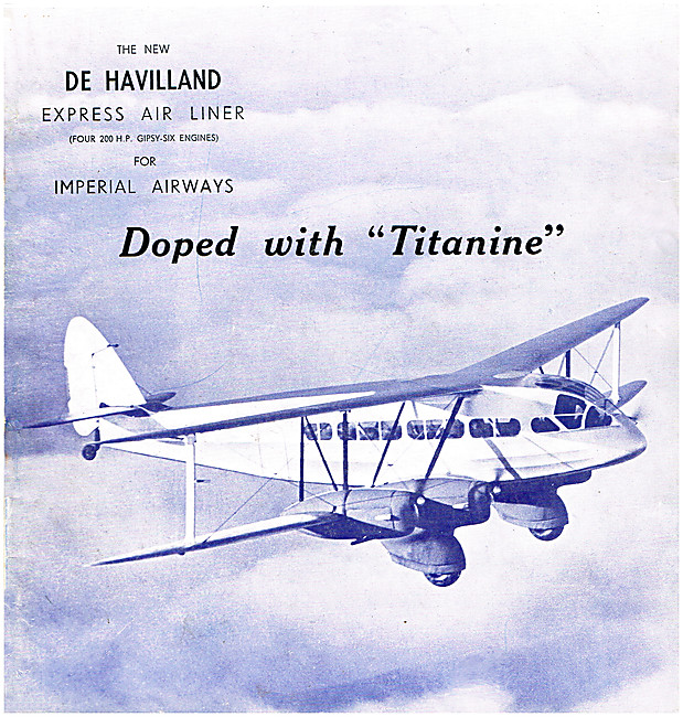 De Havilland Express Airliner Doped With Titanine                