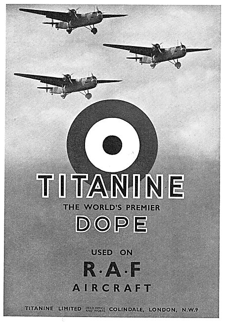 Titanine Aircraft Fabric Dope -  HP Harrow                       