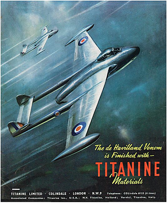 The De Havilland Venom Is Finished With Titanine Materials       