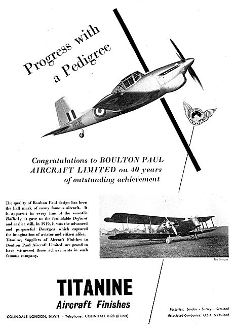 Titanine Aircraft Finishes                                       