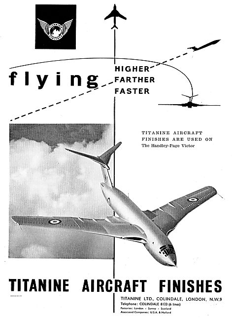 Titanine Finishes Used On The Handley Page Victor                