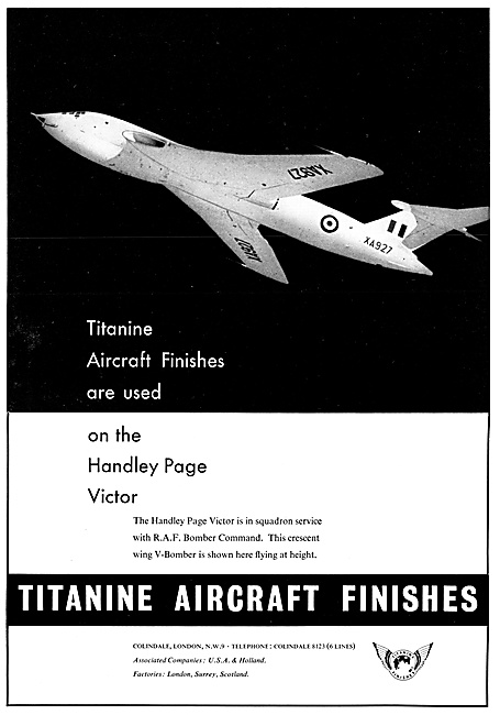 Titanine Aircraft Paints & Finishes 1958                         