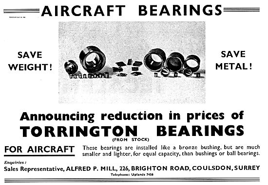 Torrington Bearings For Aircraft                                 