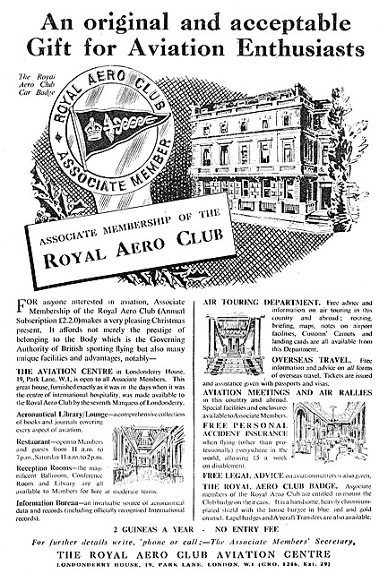 The Royal Aero Club. RAeC                                        