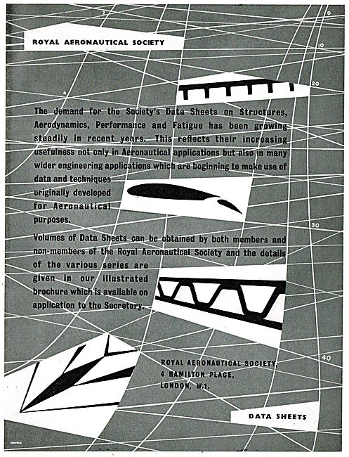 Royal Aeronautical Society Data Sheets                           