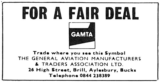 GAMTA. The General Aviation Manufacturers & Traders Association  