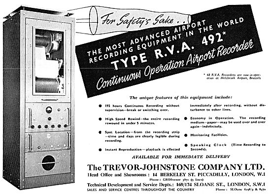 Trevor-Johnstone RVA 492  Airport Recorder                       