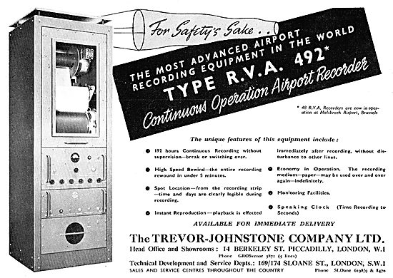 Trevor-Johnstone Airport ATC Recorders. R.V.A.492                