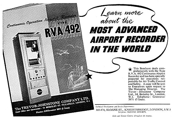 Trevor-Johnstone Airport ATC Recorders  RVA 492                  