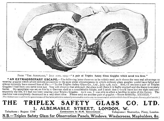 An Extraordinary Escape Thanks To Triplex Safety Goggles         