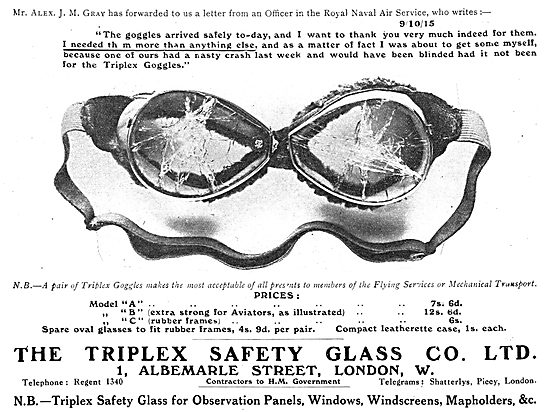 Triplex Safety Goggles                                           