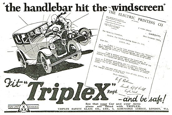 Triplex Safety Glass - Motor Testimonials Series Electric Print  