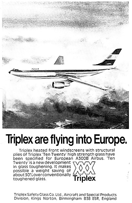 Triplex Aircraft Windscreens                                     
