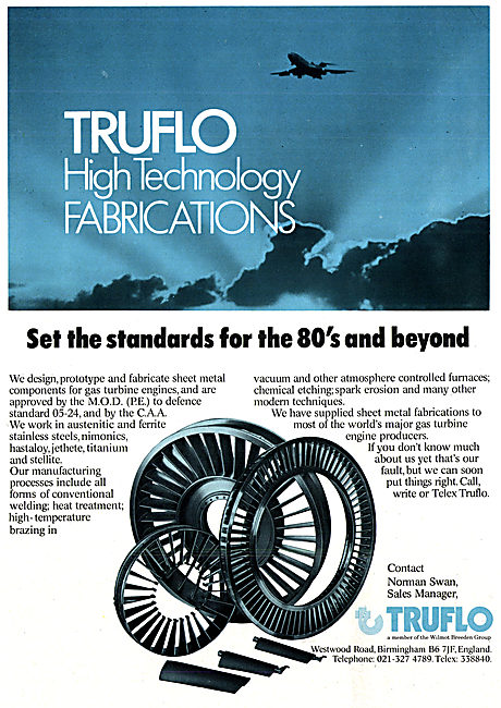 Truflo High Technology Fabrications 1978                         