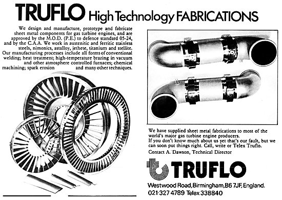 Truflo Sheet Metal Fabrications For Gas Turbines                 