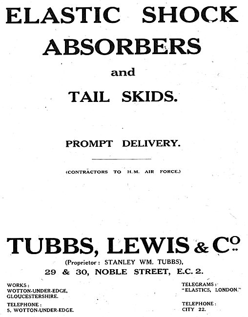 Tubbs Lewis - Elastic Shock Absorbers & Tail Skids               