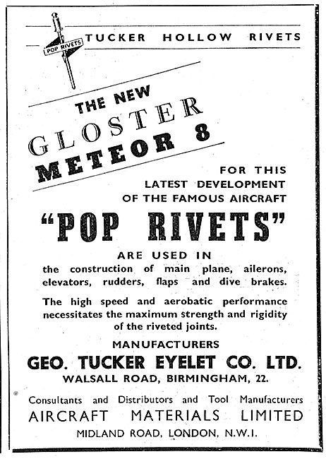 Tucker Pop Rivets 1949                                           