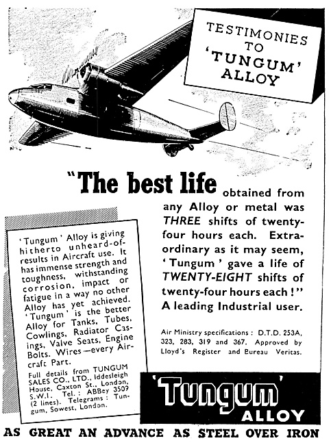 Tungum Alloy                                                     