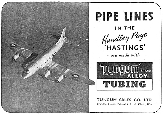 Tungum Alloy Tubing For Aircraft                                 